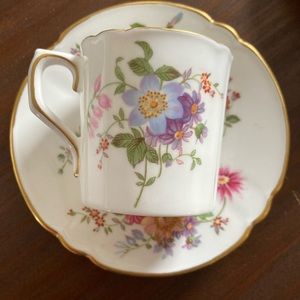 Espresso coffee cup with saucer